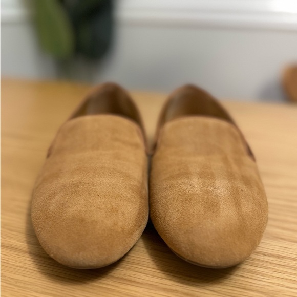 Birdies The Sterling Tan Suede Leather Quilted Slip-On Flats Size 7.5 - Picture 2 of 10